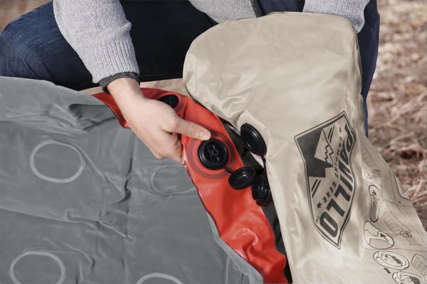 Bestway 67703 ilmapatja Yksittäinen patja Musta, Punainen Unisex