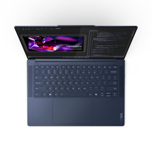 Lenovo Yoga Slim 7 14Q8X9 Copilot+ PC Snapdragon X1E-78-100 Laptop 36,8 cm (14.5") Berøringsskærm 3K 32 GB LPDDR5x-SDRAM 1 TB SSD Wi-Fi 7 (802.11be) Windows 11 Home Fransk Blå