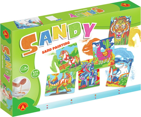 Alexander Toys Sandy Sand Painting Big Box Värityskuvasetti