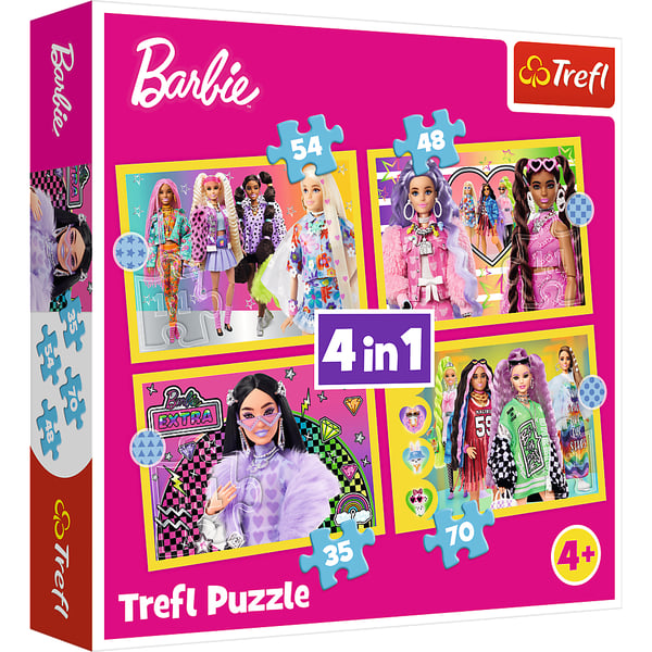 Trefl Barbie Happy world of Puslespil 54 stk Legetøj