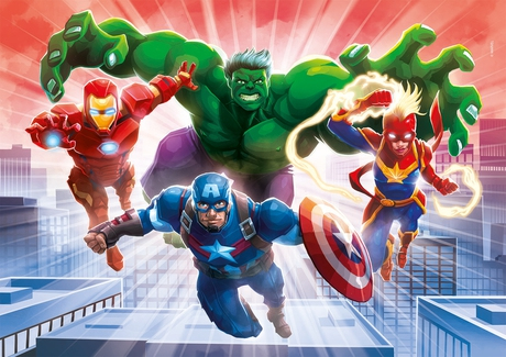 Clementoni Marvel Avengers Kontur puslespil 104 stk Kunst