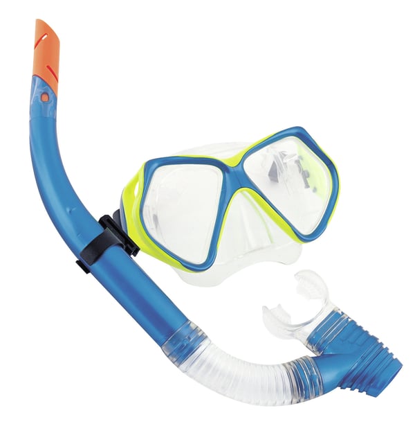 Bestway 24003 dykkemaske Hærdet glas Blå, Grå Voksen
