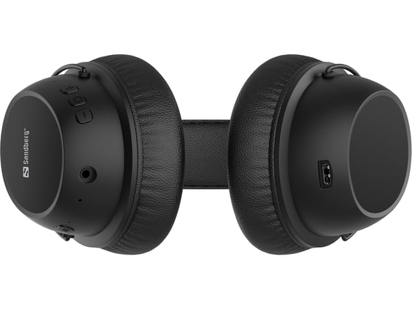 Sandberg 126-36 kuulokkeet ja kuulokemikrofoni Langaton Pääpanta Pelaaminen USB Type-C Bluetooth Musta