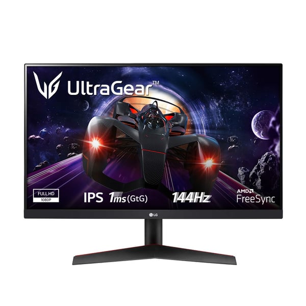 LG 24GN600-B computerskærm 60,5 cm (23.8") 1920 x 1080 pixel Fuld HD LED Sort, Rød