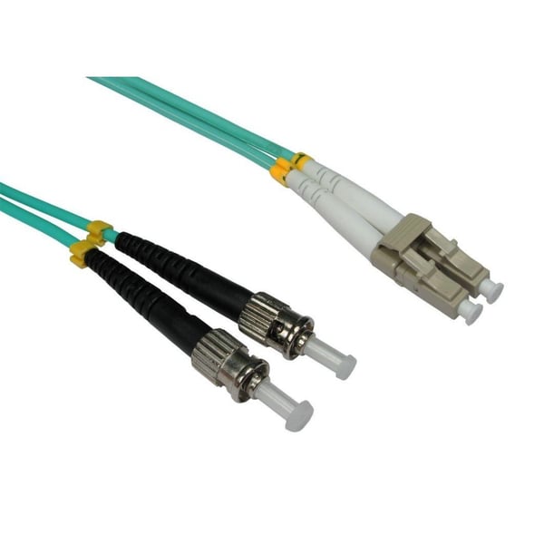 EFB-Elektronik Duplex Jumper LC-ST 50/125µ, OM3, LSZH, aqua, 2.0mm, 1m Valmistaja: EFB Elektronik (O0313.1)