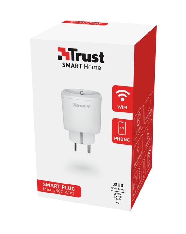 Trust 71289 smart stik 3000 W Hvid