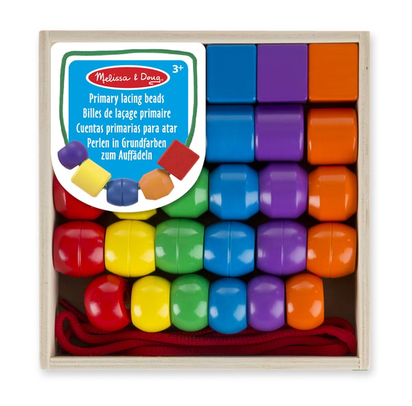 Melissa & Doug Primary Lacing Beads motorspel