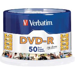 Verbatim DVD-R, 16x, 4.70GB, 50 pcs 4,7 GB 50 stk