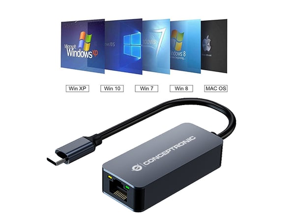 Conceptronic ABBY12GC nätverkskort Ethernet 2500 Mbit/s