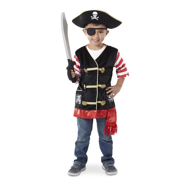 Melissa & Doug 6073487 smart kjole Smart kostume Barn Unisex Pirat 520 g