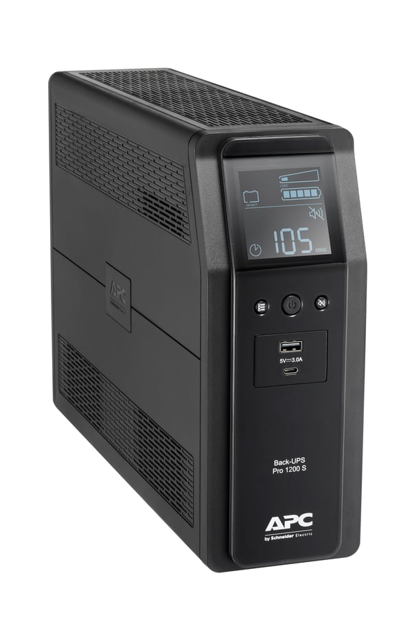 APC BACK UPS PRO BR 1200VA UPS-enhed Interaktivt indgangsstik 1,2 kVA 720 W 8 AC stikkontakt(er)