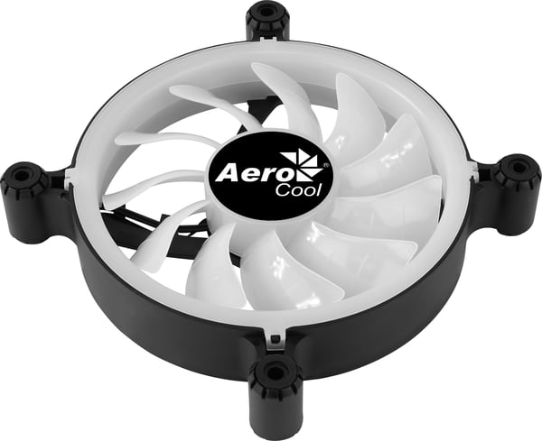 Aerocool Spectro 12 FRGB Datorväska Fan 12 cm Svart, Translucent 1 styck
