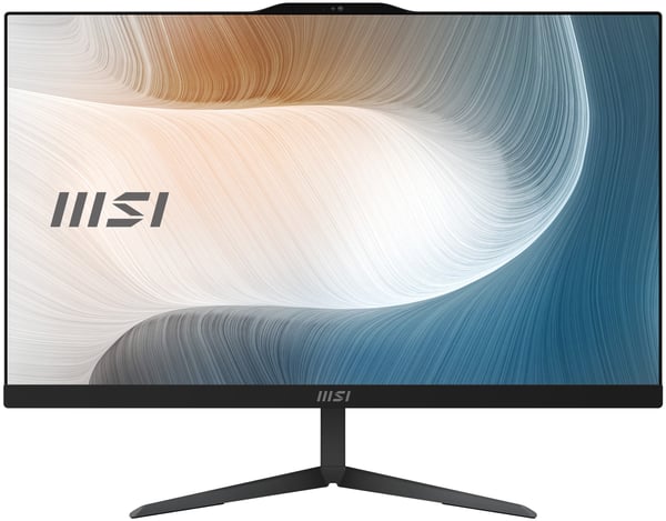 MSI Modern AM242 12M-1629XDE Intel® Core™ i3 i3-1215U 60,5 cm (23.8") 1920 x 1080 pixlar Allt-i-ett-dator 8 GB DDR4-SDRAM 256 GB SSD Wi-Fi 6E (802.11ax) Svart