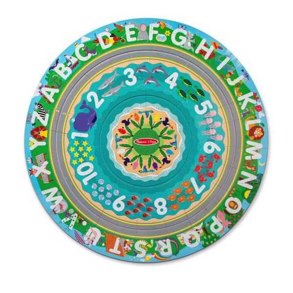Melissa & Doug Round the Shore Tracks Floor Kuviopalapeli 48 kpl Maailma