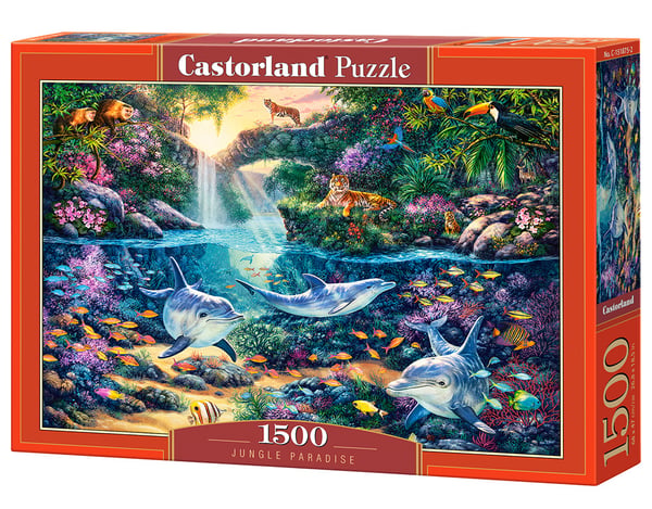 Castorland Jungle Paradise 1500 pcs Pussel 1500 styck Flora och fauna