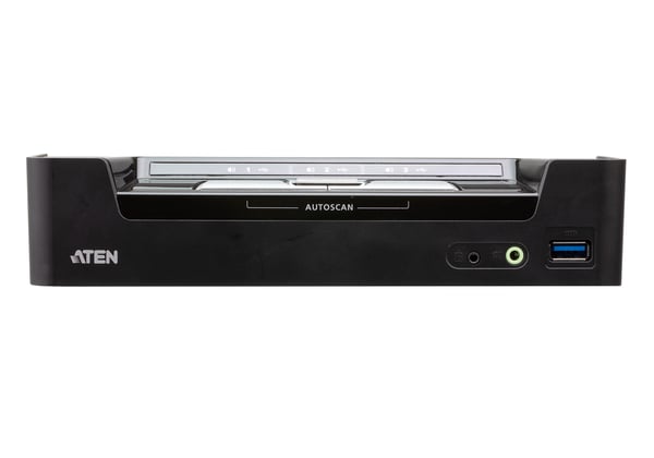 ATEN USB-C DisplayPort Hybrid KVMP™-switch med 3 portar