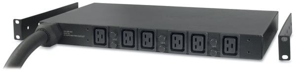 APC Basic Rack PDU AP7526 strømforsyningsenhed (PDU) 6 AC stikkontakt(er) 1U Sort