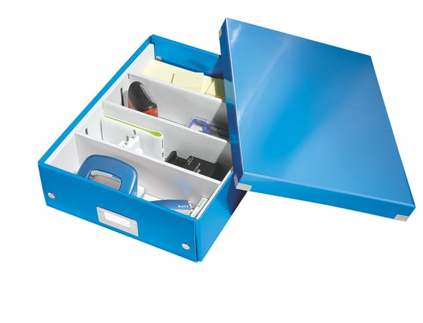Leitz Click & Store WOW lokerikkolaatikko, Medium, 85 % kierrätyskartonki
