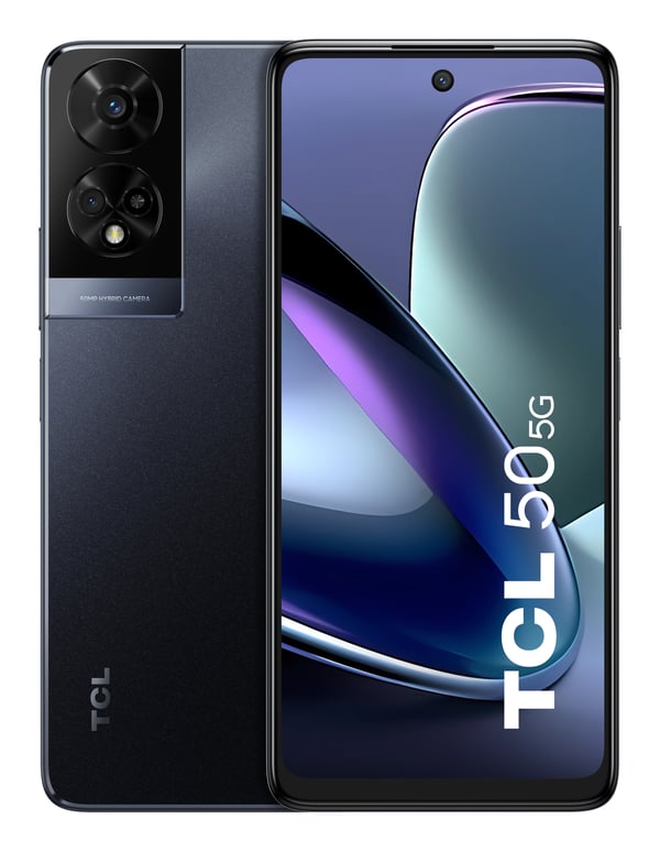TCL 50 5G 16,8 cm (6.6") Ett SIM-kort Android 14 USB Type-C 4 GB 128 GB 5010 mAh Grå