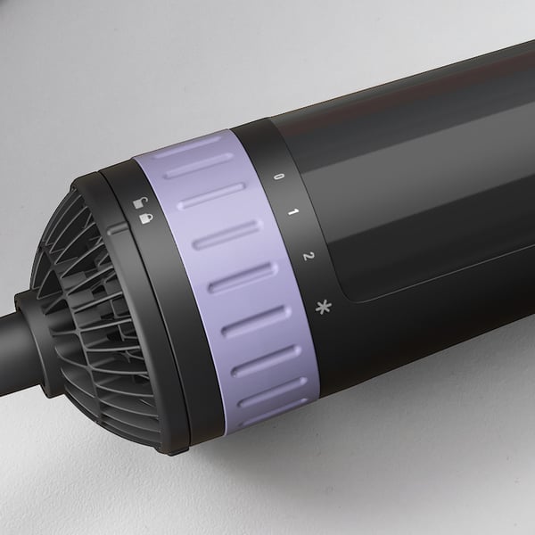 Rowenta Brush Activ Kuumailmaharja Lämmin Musta, Purppura 1000 W 1,8 m
