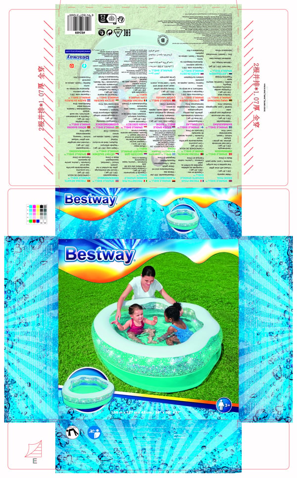 Bestway 52489 Børnepool Indrammet pool