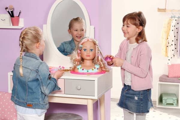 BABY born Sister Styling Head Princess Doll make-up & hair styling set