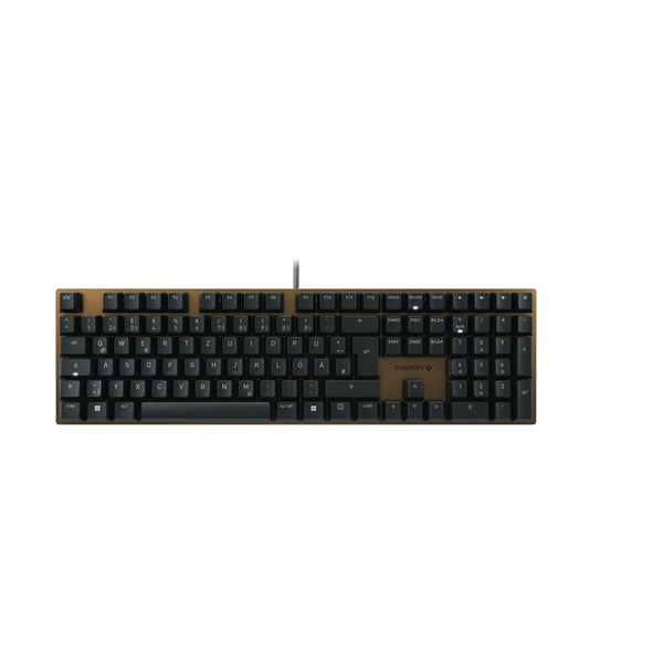 CHERRY KC 200 MX tangentbord Universal USB QWERTZ tyska Svart, brons CHERRY KC 200 MX tangentbord Universal USB QWERTZ tyska Svart, brons