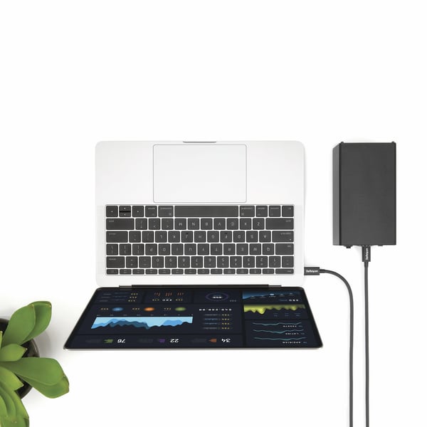 StarTech.com TBLT3MM2M Thunderbolt kabel 2 m 20 Gbit/sek. Sort