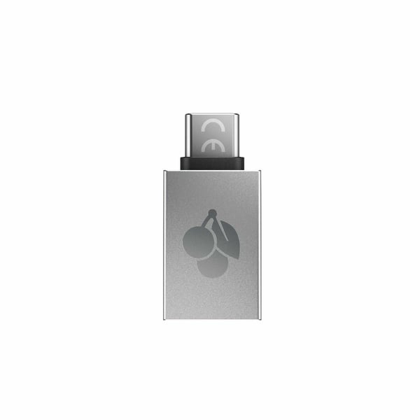 CHERRY 61710036 kabelomvandlare (hane/hona) USB-A USB-C Silver
