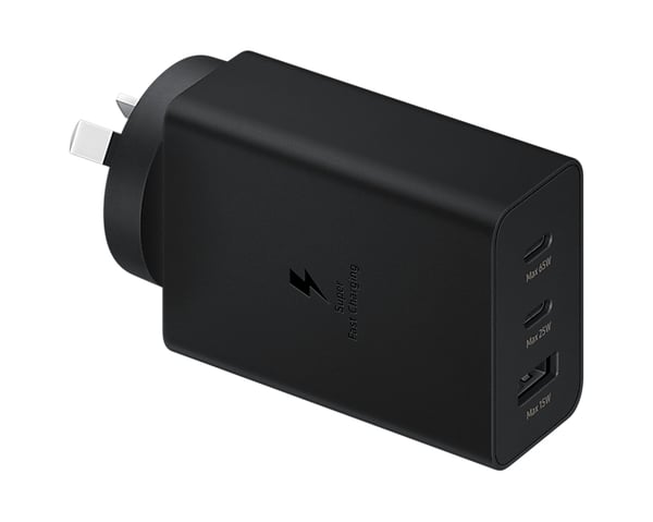 Samsung EP-T6530NBEGWW mobiililaitteen laturi Universaali Musta AC Pikalataus Sisätila