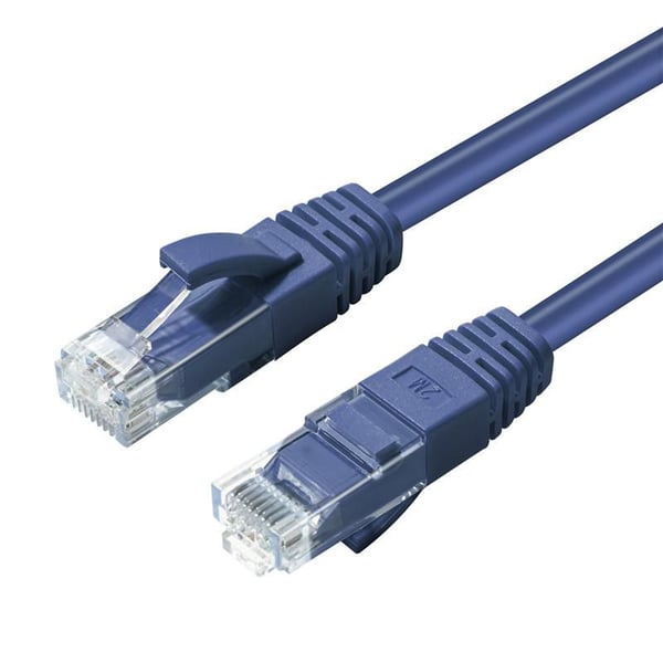 Microconnect MC-UTP6A0025B netværkskabel Blå 0,25 m Cat6a U/UTP (UTP)