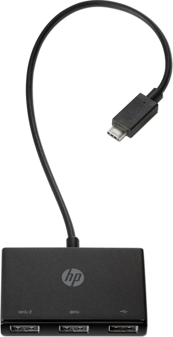 HP USB-C-till-USB-A-hubb