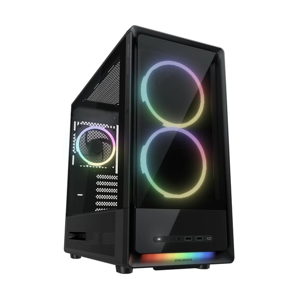 COUGAR DUOAIR RGB Midi Tower Svart