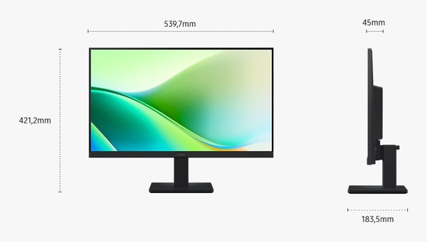 Samsung S31GF computerskærm 61 cm (24") 1920 x 1080 pixel Fuld HD LED Sort