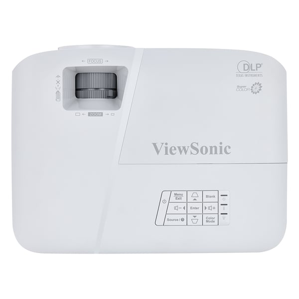 Viewsonic PA503S datorprojektorer Standard throw-projektor 3600 ANSI-lumen DLP SVGA (800x600) Grå, Vit