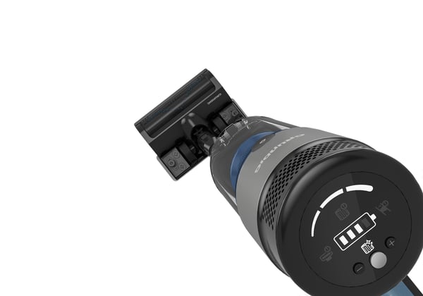 Grundig VCP 8331 Pro Kablosuz Şarjlı Dikey Süpürge Stick vakuum Batteri Tør&våd EPA Poseløs 0,5 L 450 W Anthracit 2500 At