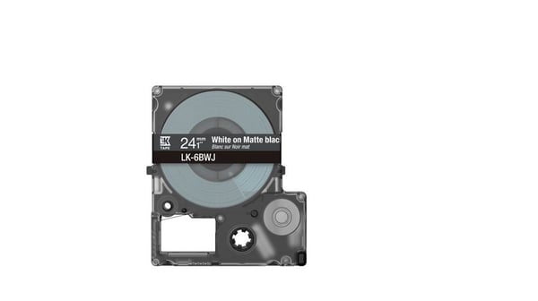 Epson LK-6BWJ Svart, Vit