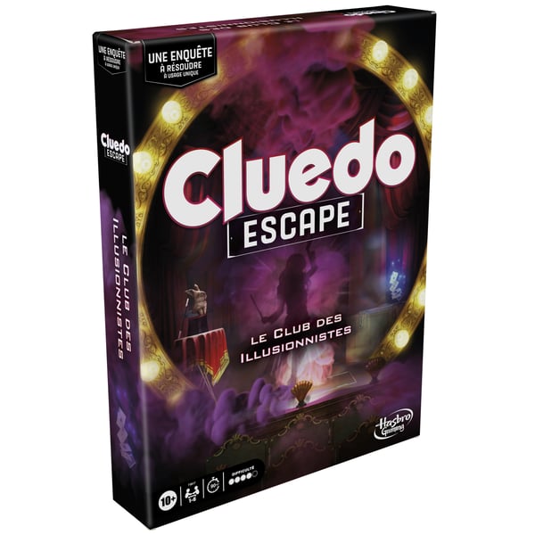 Cluedo Escape: The Illusionist's Club Lautapeli Pakohuonepeli