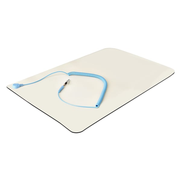 StarTech.com SM-ANTI-STATIC-MAT antistatisk måtte Beige, Sort Polyvinylchlorid (PVC) 1 stk