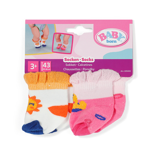 BABY born Socks 2 assorted 43cm Nuken sukat