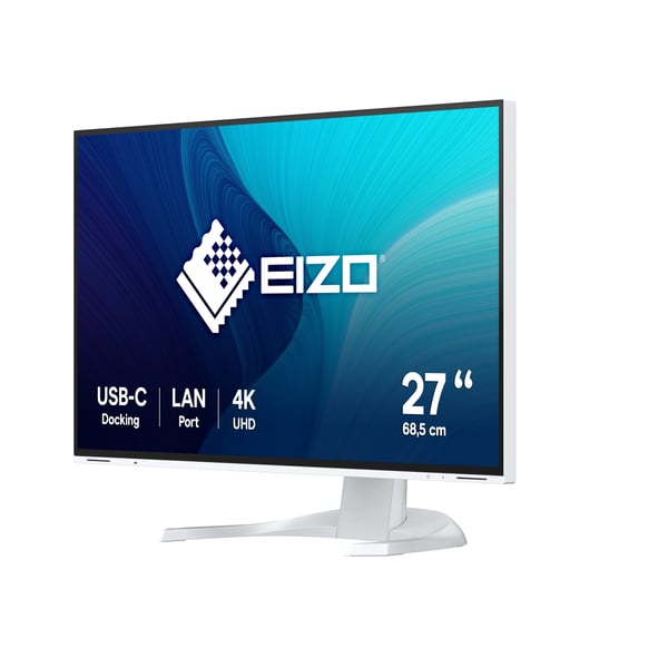 EIZO FlexScan EV2740X-WT platta pc-skärmar 68,6 cm (27") 3840 x 2160 pixlar 4K Ultra HD LCD Vit