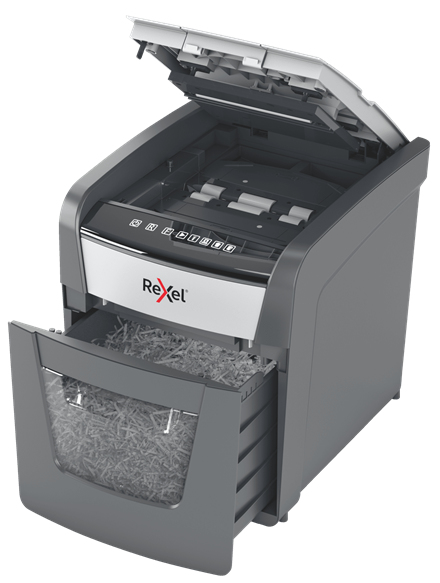 Rexel Optimum AutoFeed+ 50X Automatisk Dokumentförstörare Korsskärning