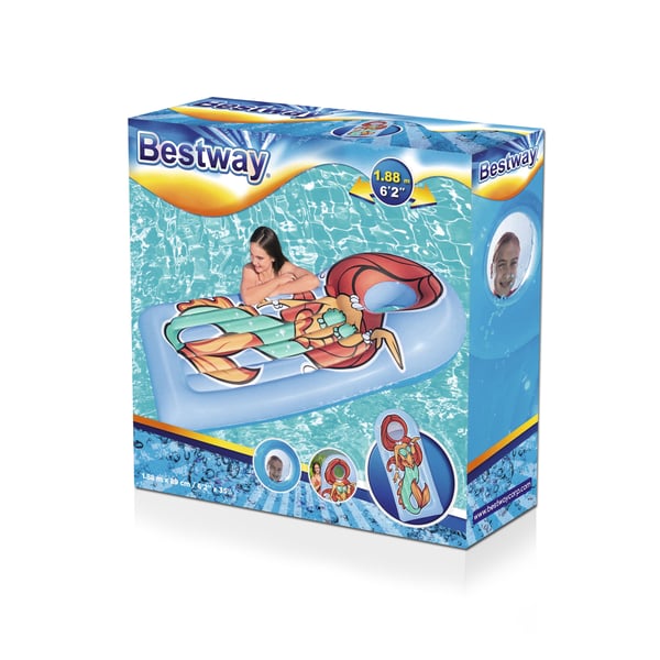 Bestway 43421 pool- och badmadrass Blå Bild PVC