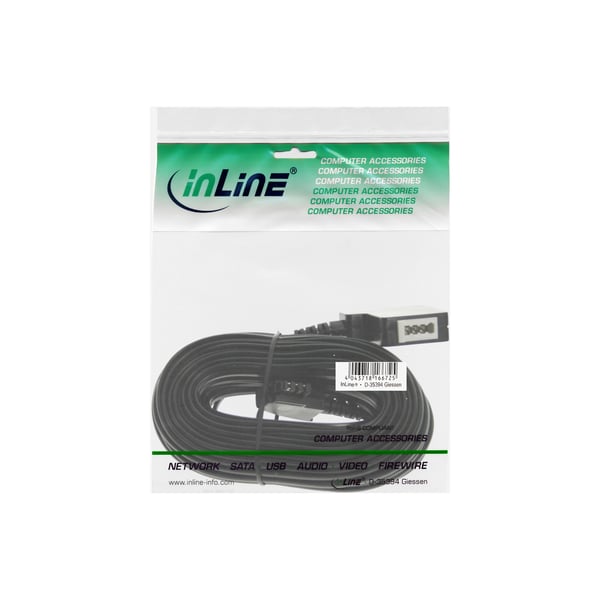 InLine 18847 telefonkabel 15 m Sort