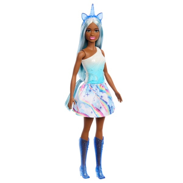 Barbie A Touch of Magic Barbie-enhjørningedukker med fantasihår, ombré-outfits og enhjørningetilbehør.