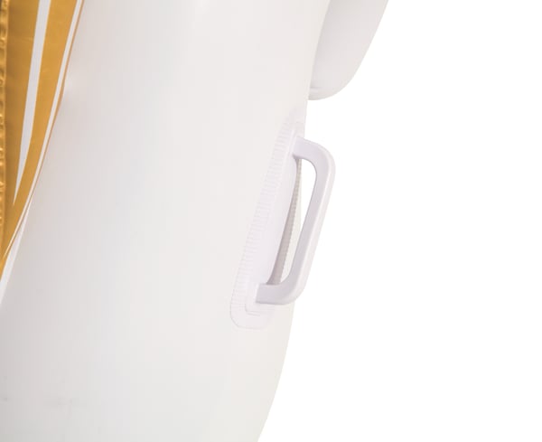 Bestway 41121 pool- och badmadrass Guld, Vit Vinyl Sittbadleksak