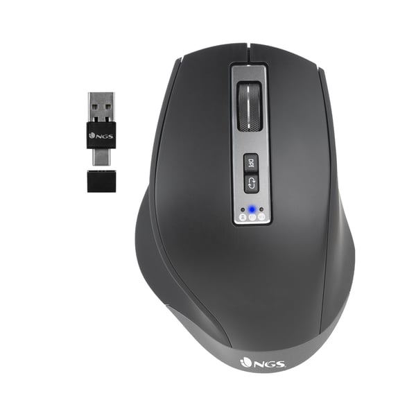 NGS BLUR-RB datormöss Spela Högerhand Bluetooth + USB Type-A 3200 DPI
