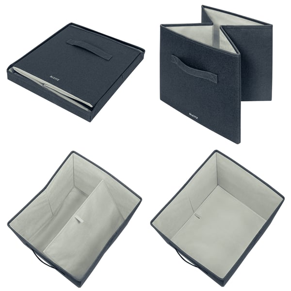 Leitz Leitz 61450089, Kartong, Tyg, Grå, 330 mm, 325 mm, 380 mm, 1.24 kg