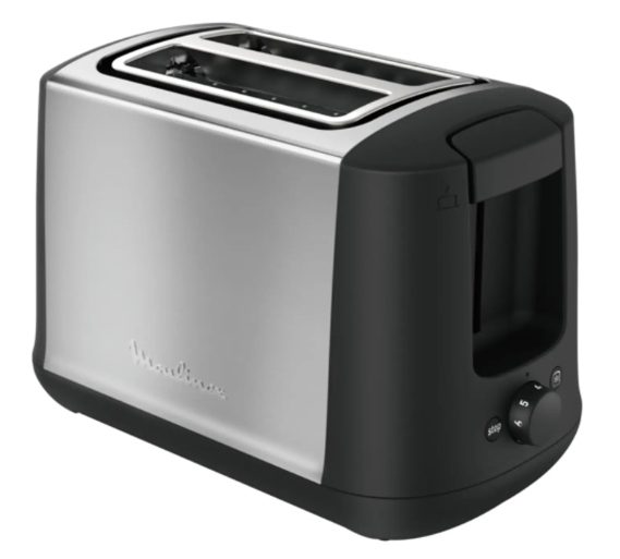Moulinex LT340811 leivänpaahdin 6 2 viipale(i)ta Musta, Ruostumaton teräs