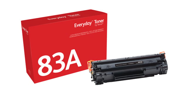 Everyday™ Mustavalko Toner by Xerox compatible with HP 83A (CF283A), Standard capacity